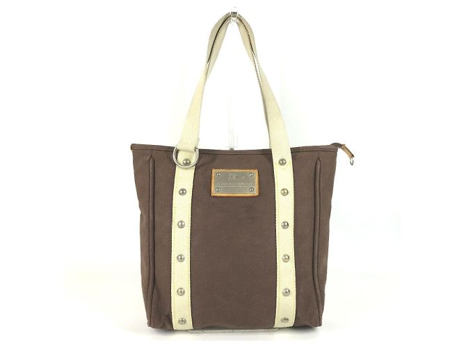 Borsa Louis Vuitton Antigua Cabas MM Marrone - vista 2