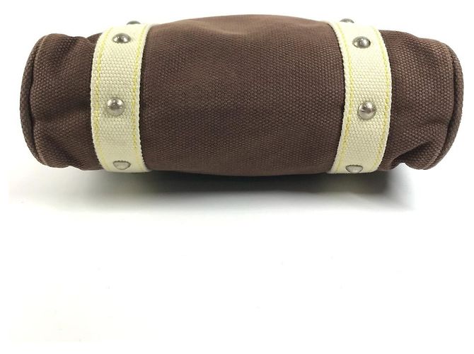 Borsa Louis Vuitton Antigua Cabas MM Marrone - vista 3