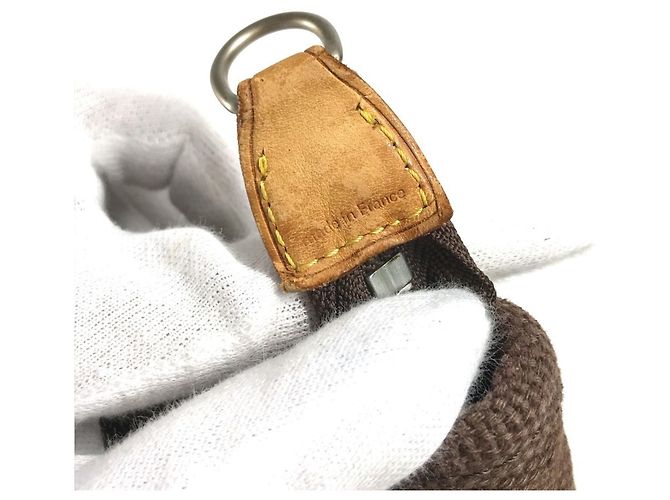 Borsa Louis Vuitton Antigua Cabas MM Marrone - vista 9