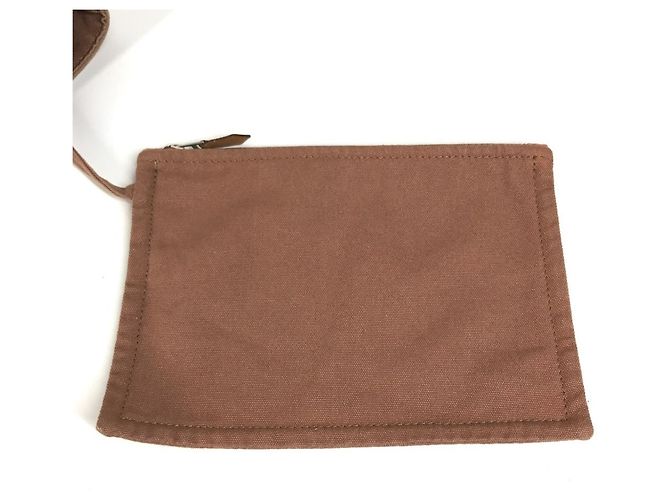 Hermès Borsa Hermes Panier de Plage GM Marrone - vista 11