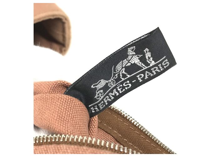 Hermès Borsa Hermes Panier de Plage GM Marrone - vista 17
