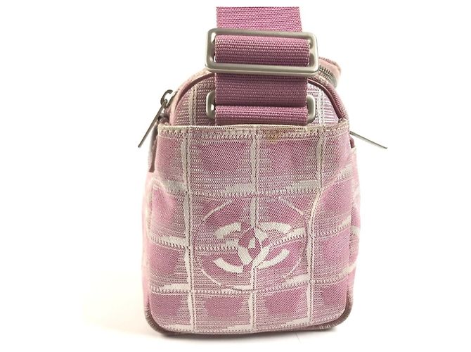 Borsetta a tracolla Chanel New Travel Coco Mark Logo CC Rosa - vista 10
