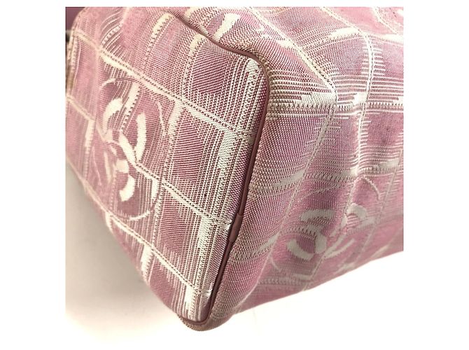 Borsetta a tracolla Chanel New Travel Coco Mark Logo CC Rosa - vista 13