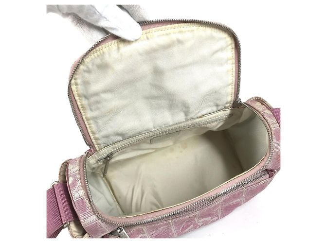 Borsetta a tracolla Chanel New Travel Coco Mark Logo CC Rosa - vista 15