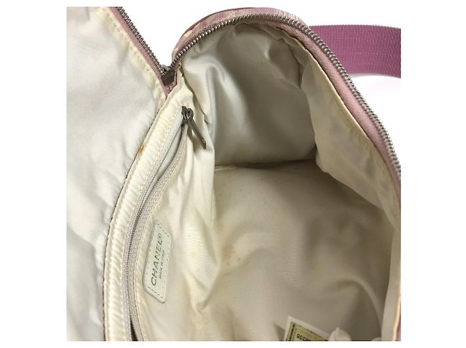 Borsetta a tracolla Chanel New Travel Coco Mark Logo CC Rosa - vista 5