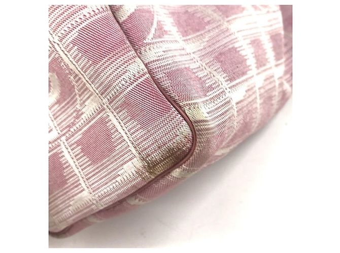 Borsetta a tracolla Chanel New Travel Coco Mark Logo CC Rosa - vista 8