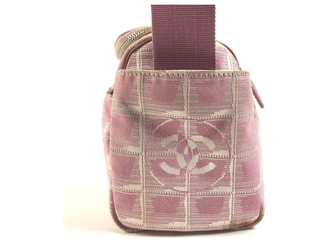 Borsetta a tracolla Chanel New Travel Coco Mark Logo CC Rosa - vista 9