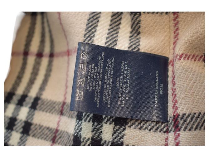 BURBERRY Trench Coat London de algodón marrón oscuro con forro desmontable 100% lana Nova Check Castaño - vista 8