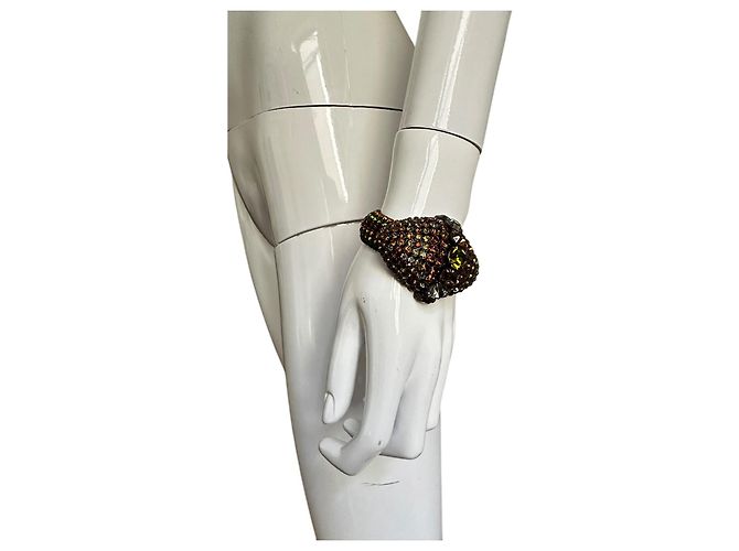 Bracciale Balenciaga D'oro Bronzo - vista 10