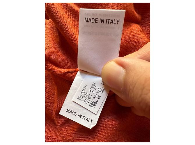 Brunello Cucinelli Pullover aus Wolle und Kaschmir in Orange - Ansicht 8
