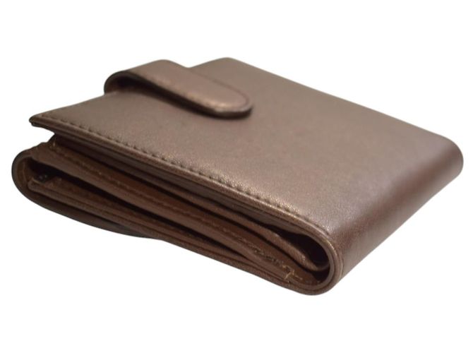 Cartera de cuero marrón Christian Dior Castaño - vista 7