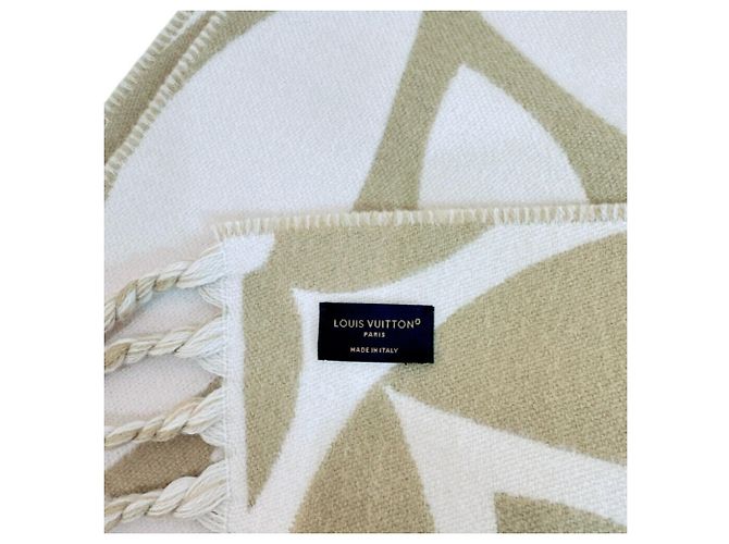 Louis Vuitton Medallion Schal Beige - Ansicht 9