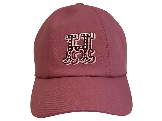Hermès Cappellino Hermes Serena H Electric Rose Sorbet in Rosa - vista 2