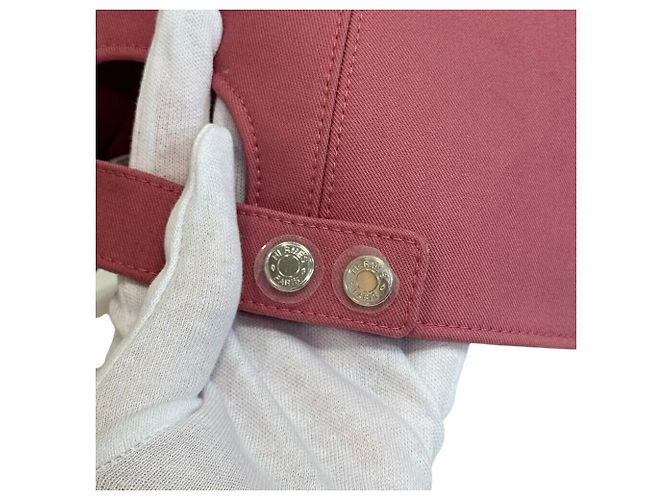 Hermès Cappellino Hermes Serena H Electric Rose Sorbet in Rosa - vista 7