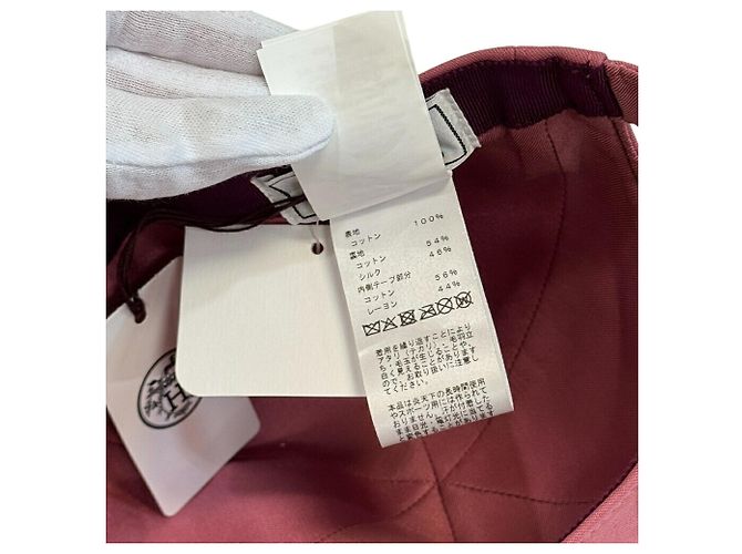 Hermès Cappellino Hermes Serena H Electric Rose Sorbet in Rosa - vista 9