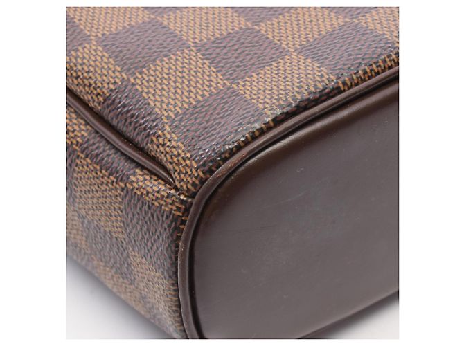 Borsa a tracolla Louis Vuitton Ipanema GM Damier Ebene Marrone - vista 7