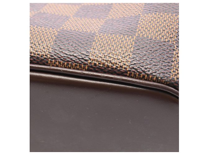 Borsa a tracolla Louis Vuitton Ipanema GM Damier Ebene Marrone - vista 9