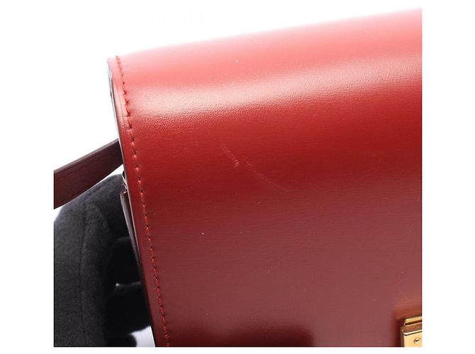 16 Céline Borsa a spalla Celine Classic Small Rosso - vista 5