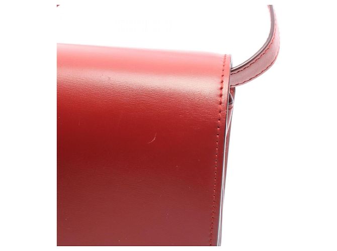 16 Céline Borsa a spalla Celine Classic Small Rosso - vista 6