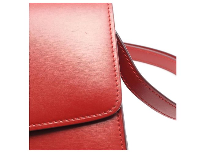 16 Céline Borsa a spalla Celine Classic Small Rosso - vista 7