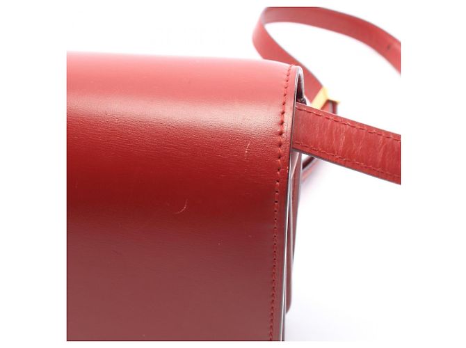 16 Céline Borsa a spalla Celine Classic Small Rosso - vista 9