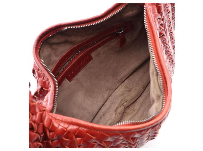 Borsa Bottega Veneta Intrecciato Bordò - vista 3