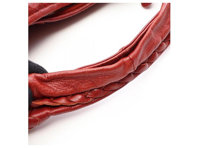 Borsa Bottega Veneta Intrecciato Bordò - vista 5