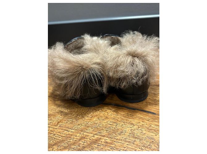Mocassini Gucci Princetown foderati in pelliccia Nero - vista 10
