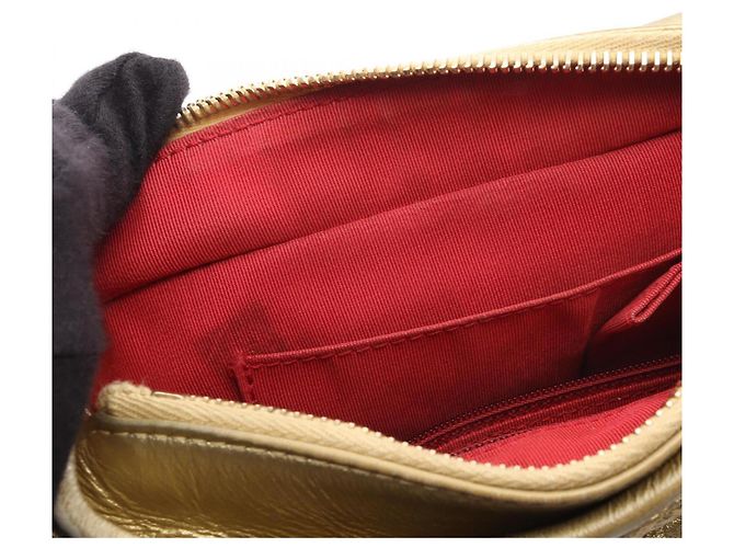 Borsa a tracolla Chanel Gabrielle de Small Hobo D'oro - vista 13