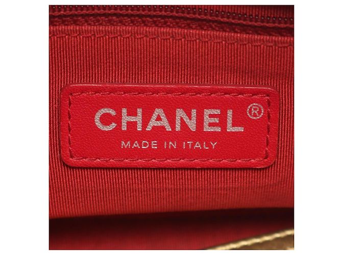 Borsa a tracolla Chanel Gabrielle de Small Hobo D'oro - vista 4