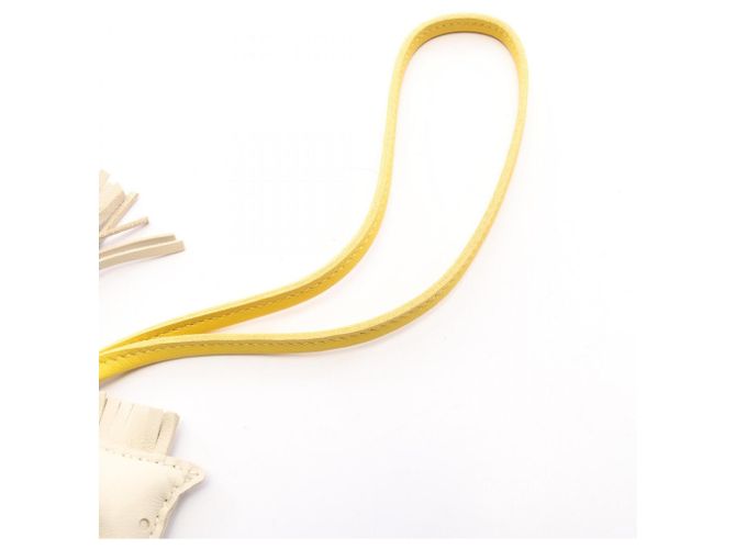 Hermès Hermes Rodeo PM Robeo 24 Clé Terre Jaune Naple Handbag Charm Marrone Crudo Giallo - vista 6