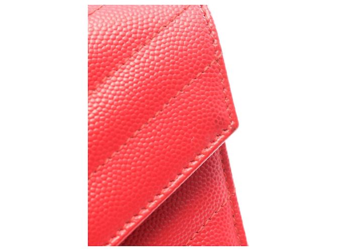 Borsa a spalla a busta Cassandra Yves Saint Laurent Rosso - vista 8