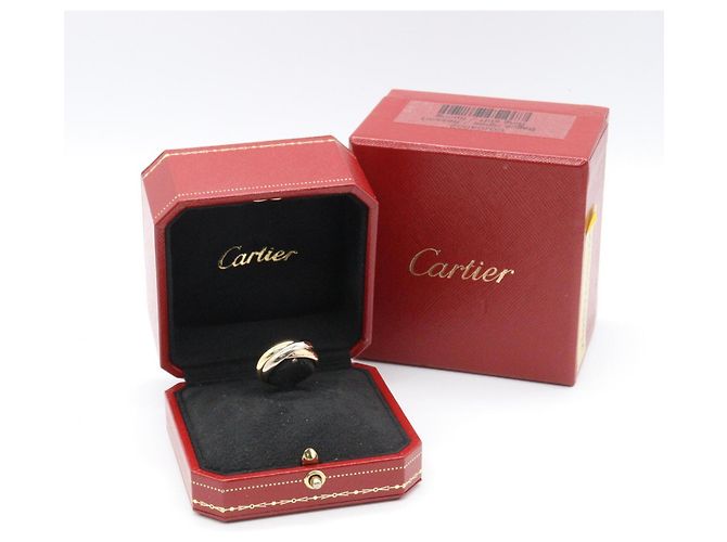 Anello Cartier Trinity 18K Oro Rosa Bianco e Giallo Argento D'oro - vista 6