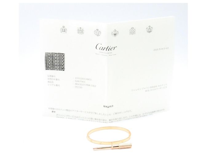 Bracciale Cartier Love SM in oro rosa D'oro - vista 5