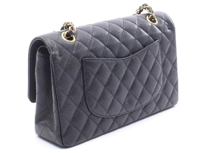 Borsa a tracolla Chanel Matelassé Double Flap Nero - vista 2