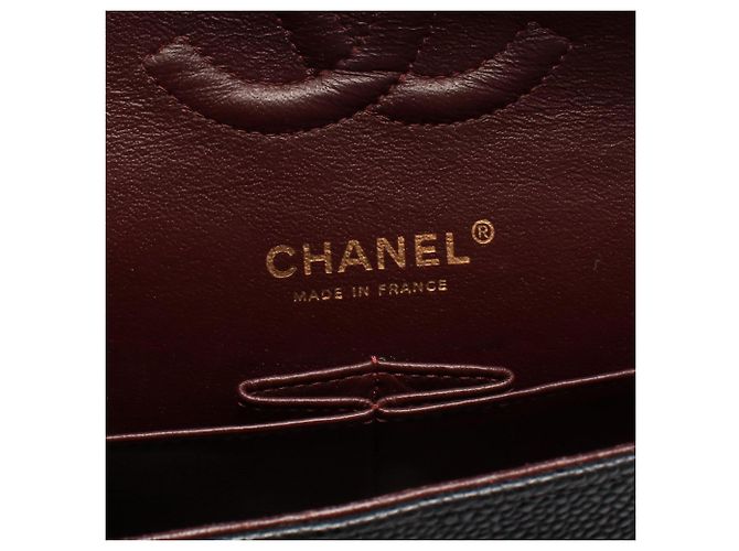 Borsa a tracolla Chanel Matelassé Double Flap Nero - vista 4