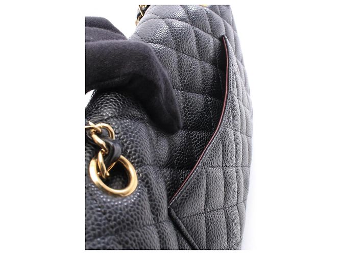 Borsa a tracolla Chanel Matelassé Double Flap Nero - vista 6