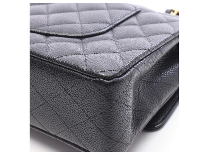 Borsa a tracolla Chanel Matelassé Double Flap Nero - vista 7