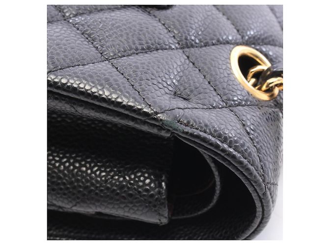 Borsa a tracolla Chanel Matelassé Double Flap Nero - vista 8