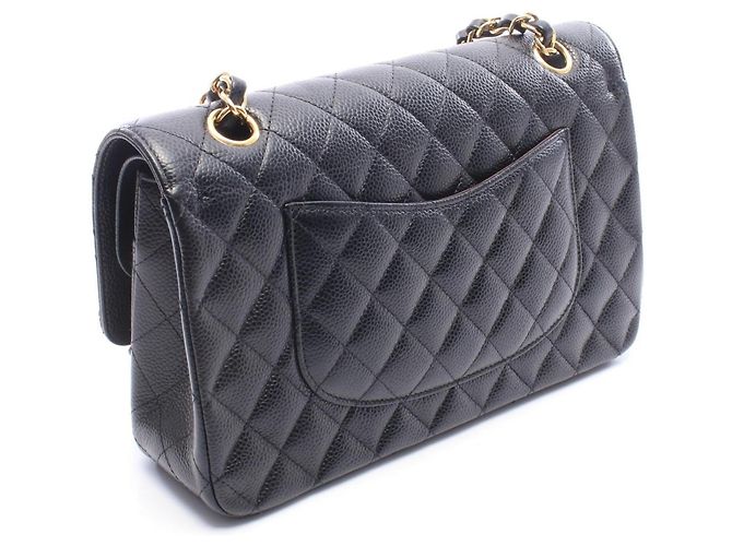 Borsa a tracolla Chanel Matelassé Double Flap Nero - vista 2