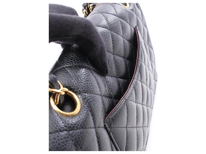 Borsa a tracolla Chanel Matelassé Double Flap Nero - vista 6