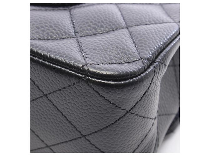 Borsa a tracolla Chanel Matelassé Double Flap Nero - vista 8