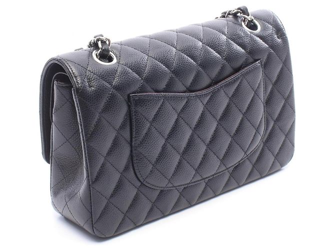 Borsa a tracolla Chanel Matelassé Double Flap Nero - vista 2