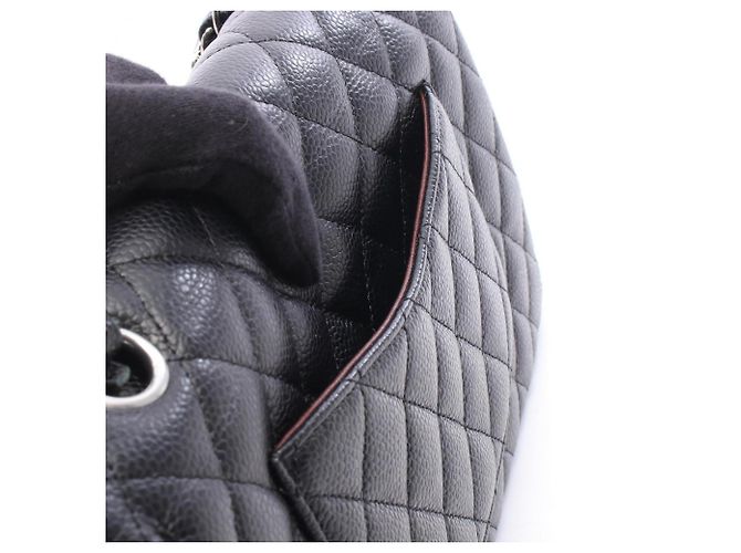 Borsa a tracolla Chanel Matelassé Double Flap Nero - vista 6