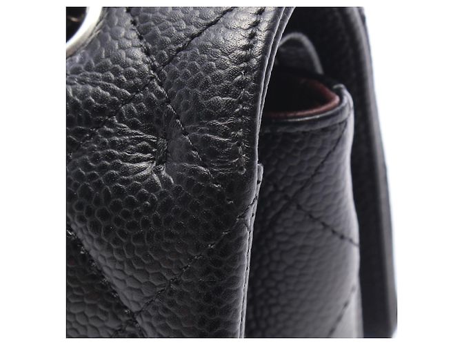 Borsa a tracolla Chanel Matelassé Double Flap Nero - vista 8