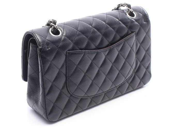 Borsa a tracolla Chanel Matelassé Double Flap Nero - vista 2