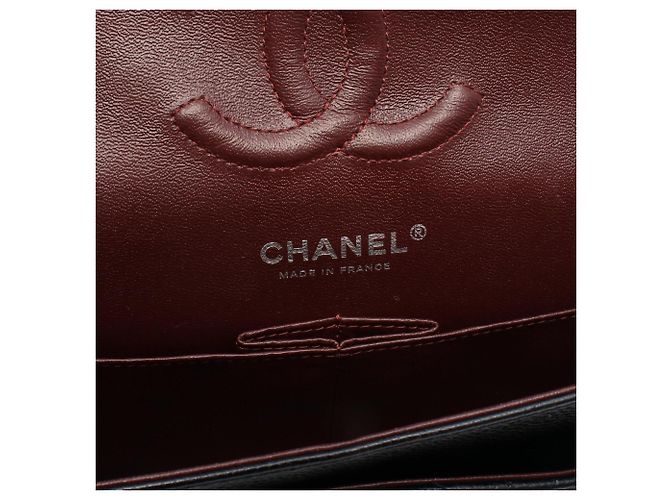 Borsa a tracolla Chanel Matelassé Double Flap Nero - vista 4