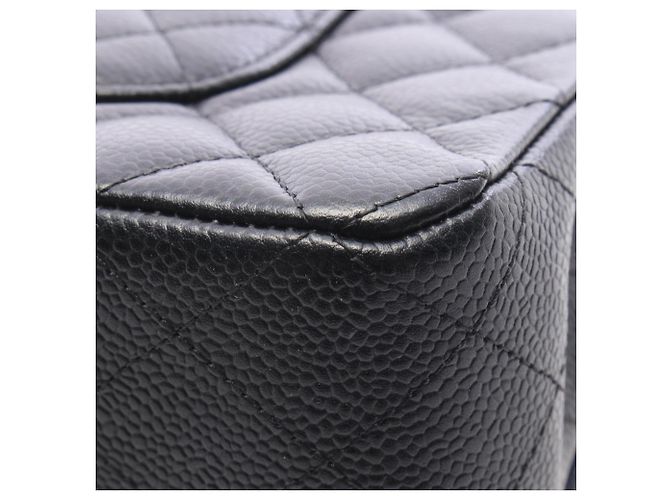 Borsa a tracolla Chanel Matelassé Double Flap Nero - vista 7