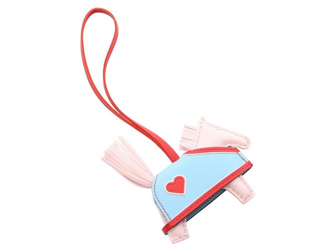 Hermès Hermes Rodeo PM Charm Accessoire Pink Rot Blau - Ansicht 2