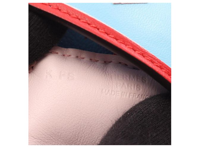 Hermès Hermes Rodeo PM Charm Accessoire Pink Rot Blau - Ansicht 3